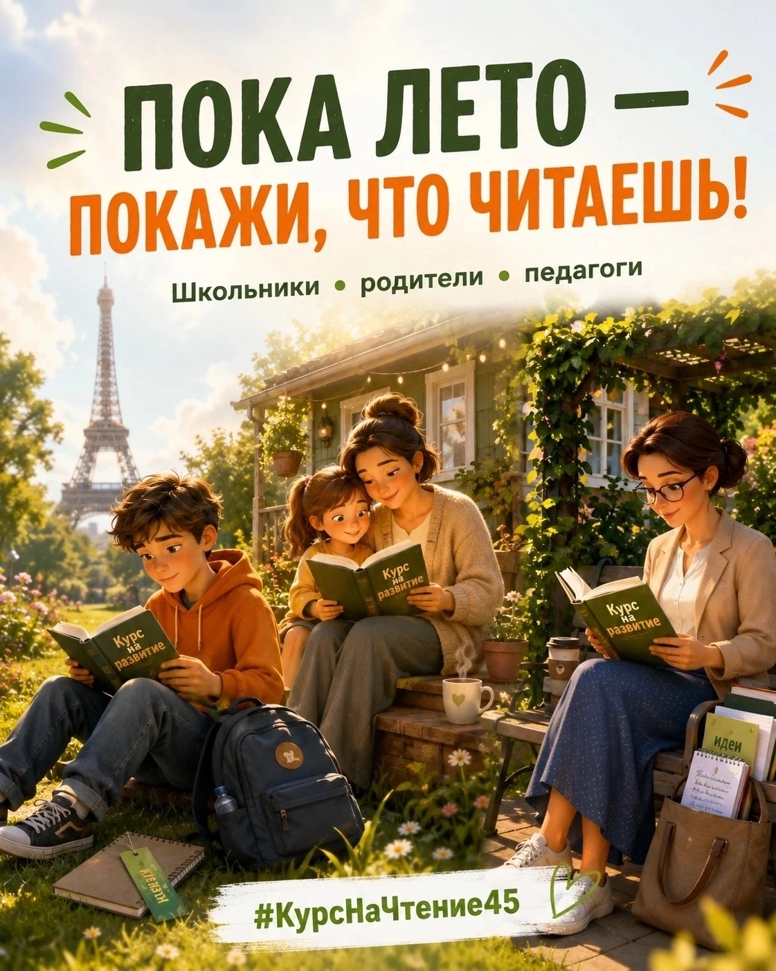 Покажи, что читаешь этим летом! 📖☀️