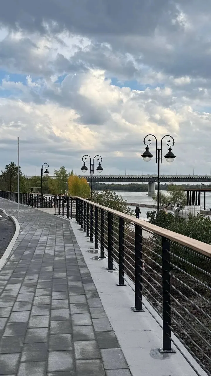 Завтра в Омске состоится открытие обновленной набережной Тухачевского