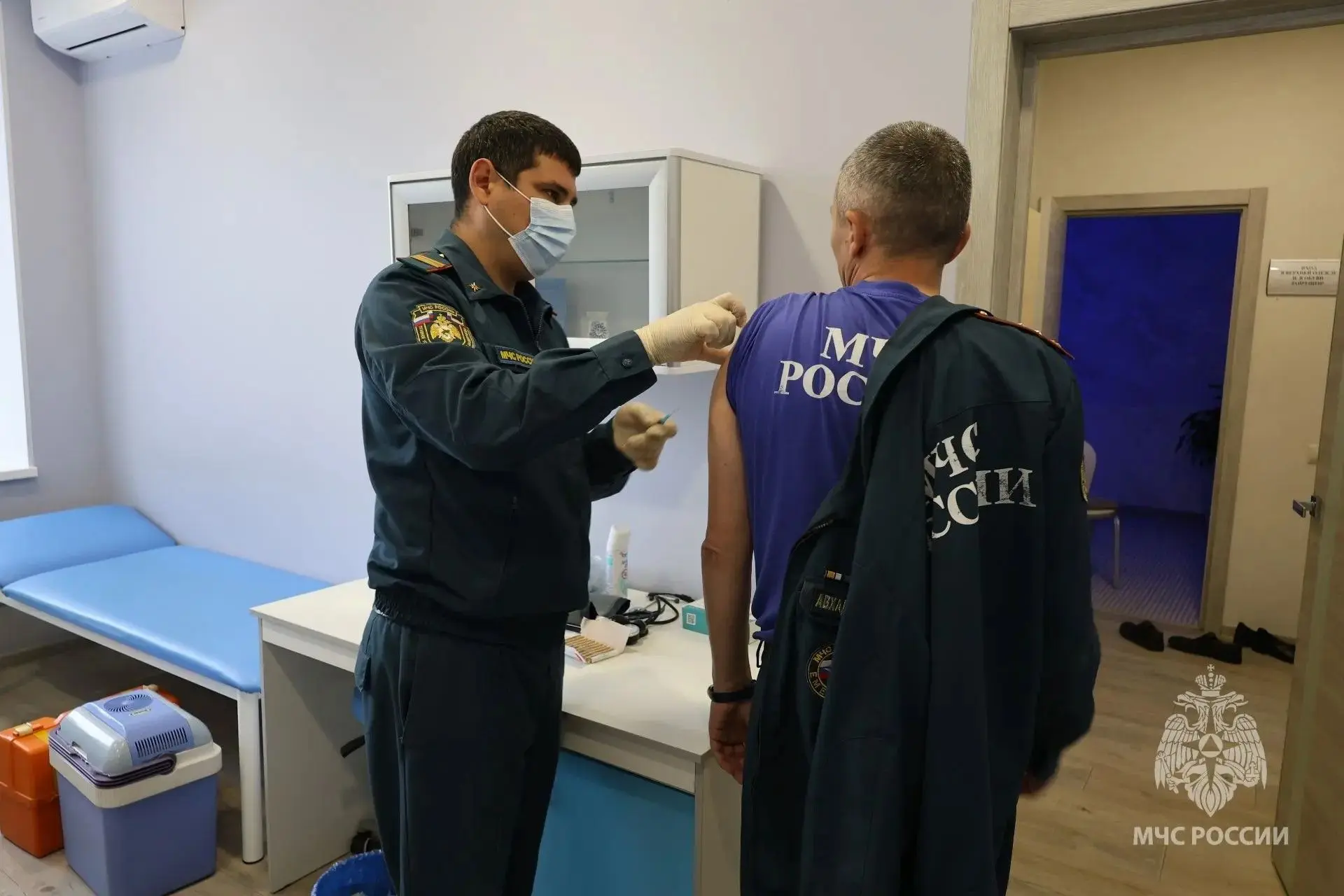 📍Главное управление присоединилось к прививочной кампании