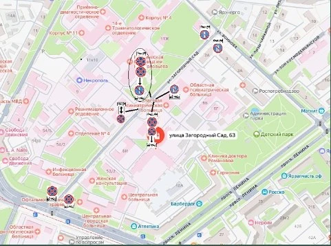С 31 августа ограничат остановку и стоянку на ул. Загородный сад — от пр. Октября до ул...