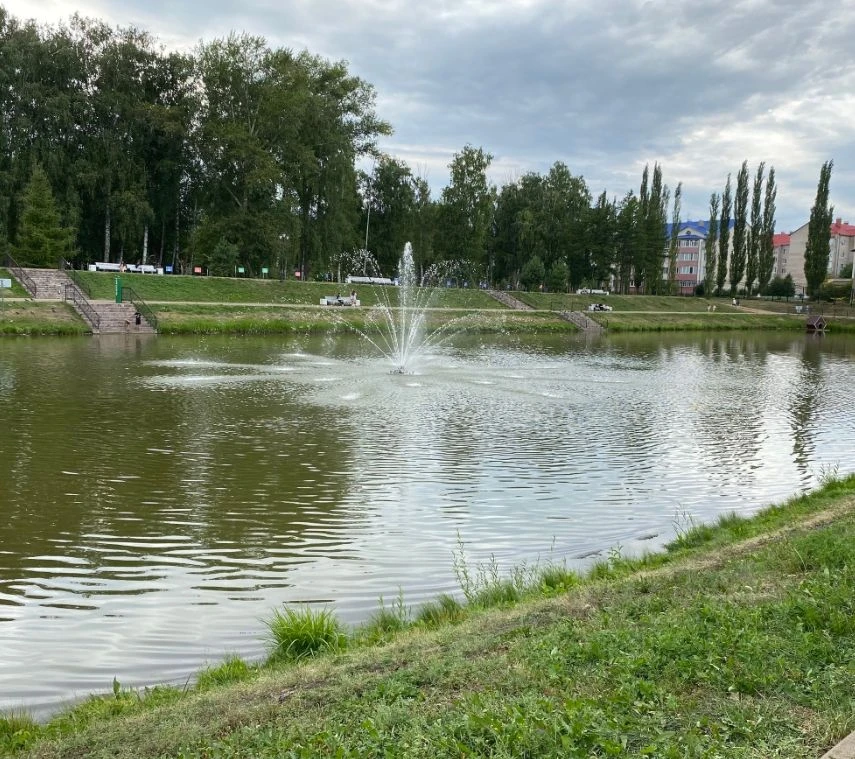 ❤️ ПОДАРОК КО ДНЮ ГОРОДА: В ЦЕНТРАЛЬНОМ ПАРКЕ САЛАВАТА ЗАРАБОТАЛ НОВЫЙ ФОНТАН-АЭРАТОР! ...