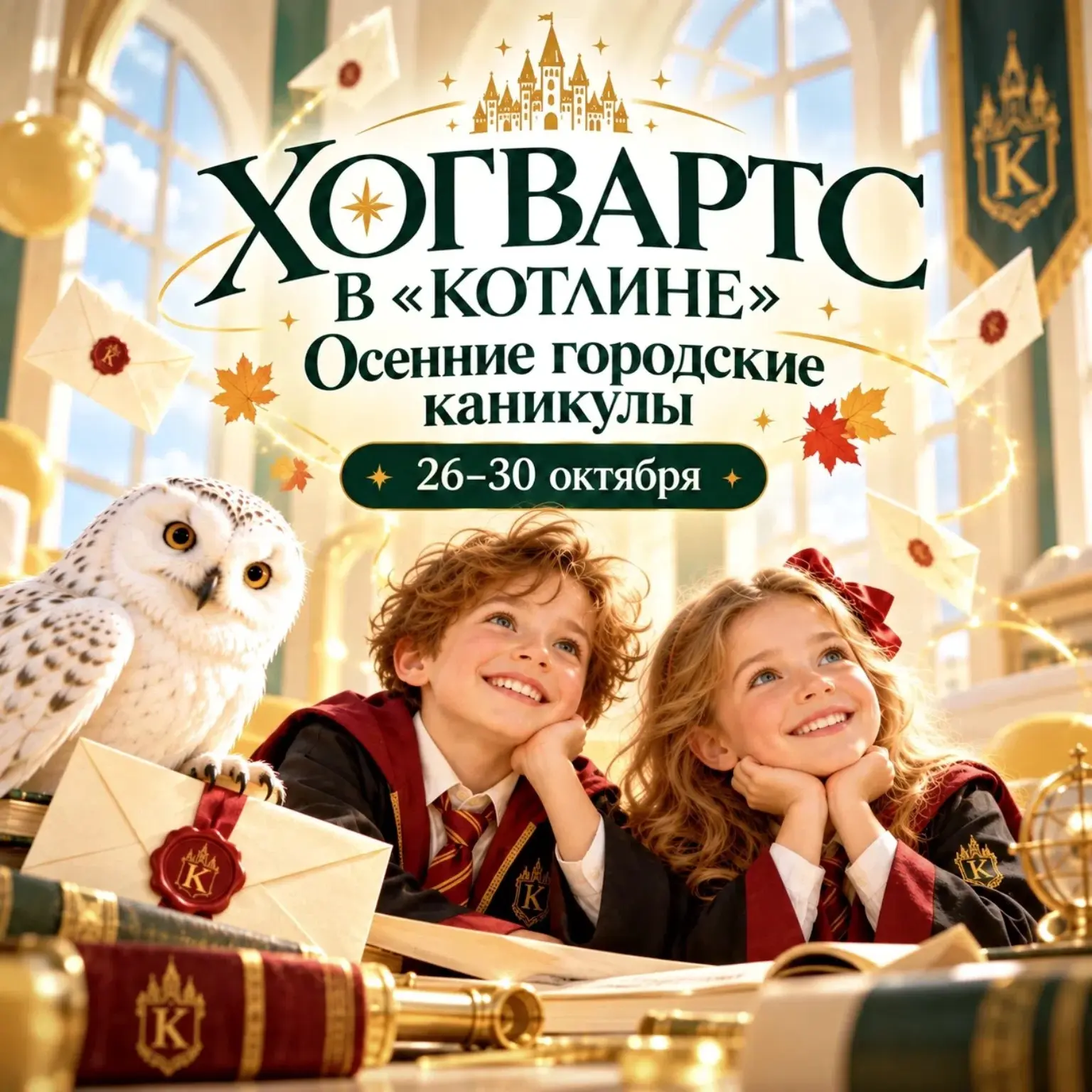 Хогвартс в «Котлине» 🦉