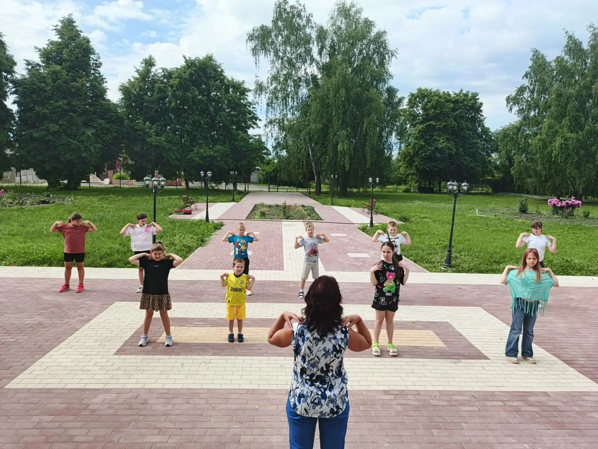 12-й, день в летнем пришкольном лагере "Спортландя": "Достигай и побеждай!"💪 
Сегодняшний день полу