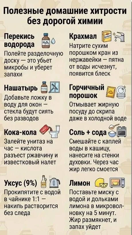 Полезные домашние хитрости