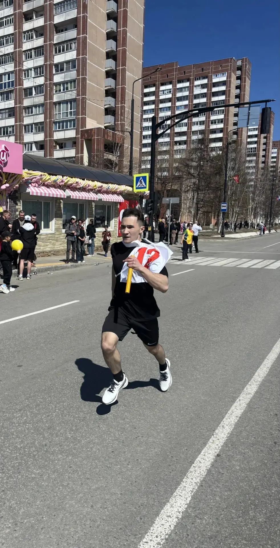 🏆Учащиеся БАмИЖТ заняли второе место в легкоатлетической эстафеты, посвященной 81-й годовщине Победы
