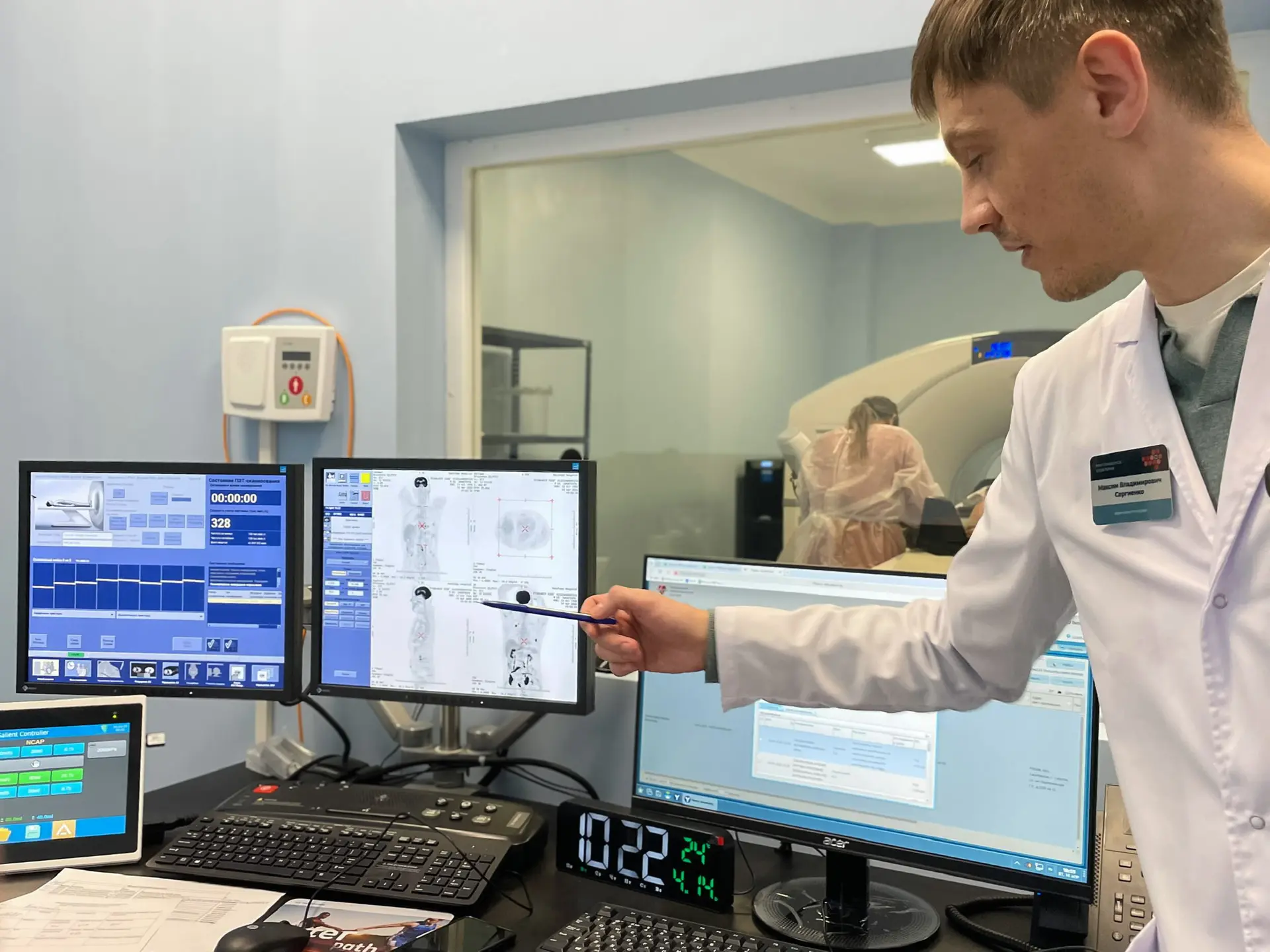 ✅ Руководит работой высокотехнологичного отделения- Сергиенко Максим Владимирович! Представьте себе 