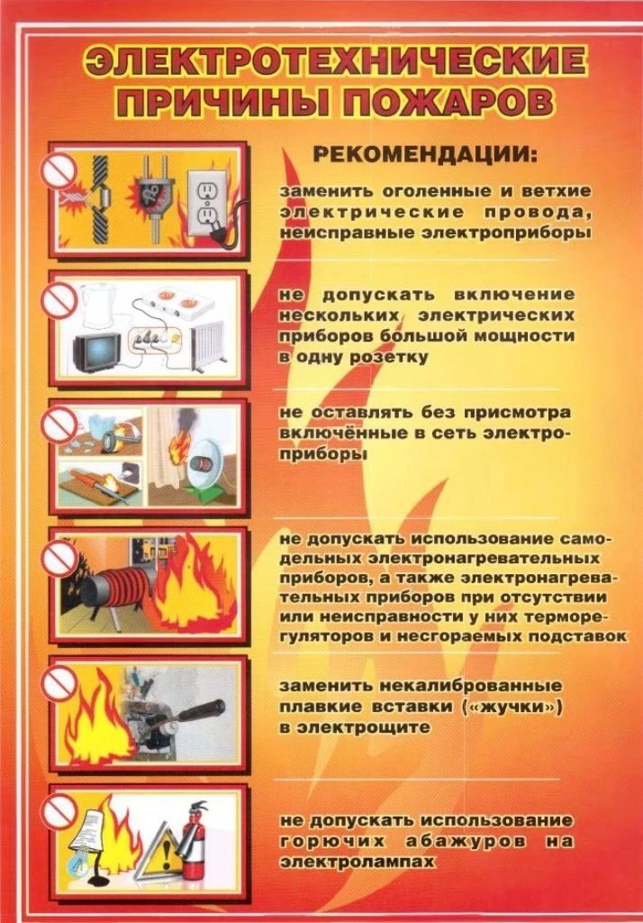 ❗Электробезопасность: защита от пожаров в быту