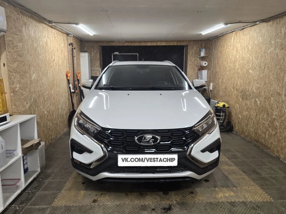 Lada Vesta NG 1.8 CVT на комплексе доработок   ✅️ Прошил двигатель динамичным софтом VestaChip  ✅️ П