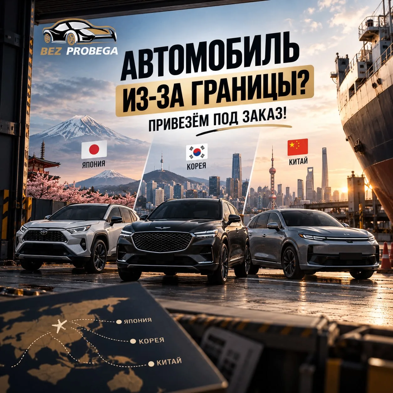 ▪️ Хотите автомобиль из-за границы? Привезём под заказ!