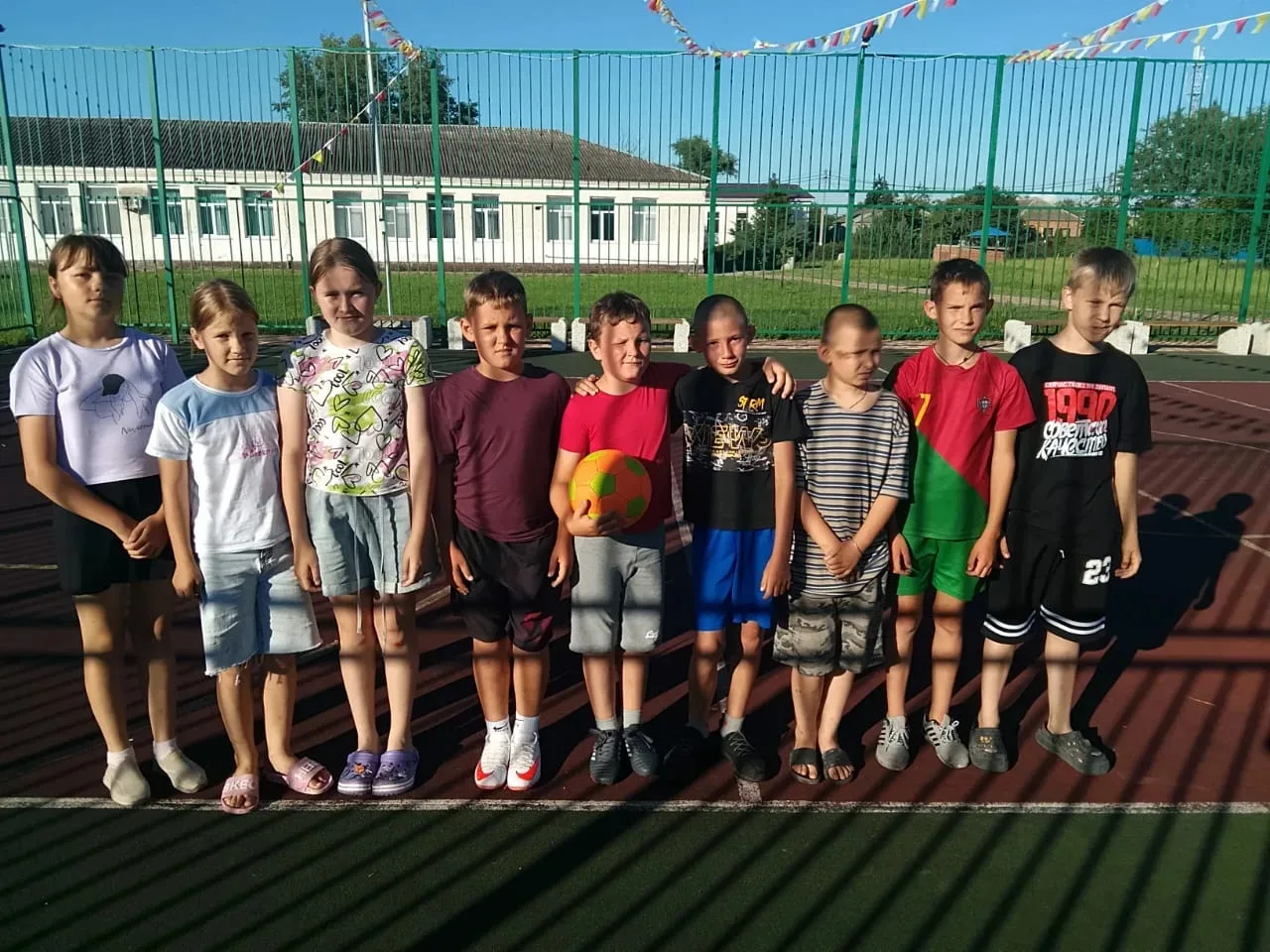 🏃‍♀️🌞 В рамках летней оздоровительной кампании17 июня в х. Западный инструктор по спорту Геннадий 