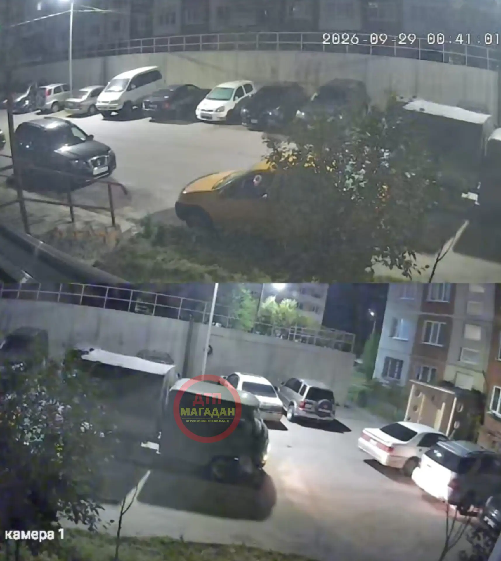В ночь с 28.09 на 29.09 в 00:40 во дворе дома Колымская 10/1 был ударен автомобиль Суба...