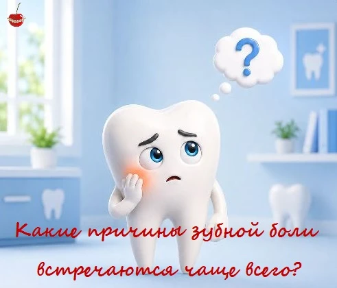 Какие причины зубной боли встречаются чаще всего?
