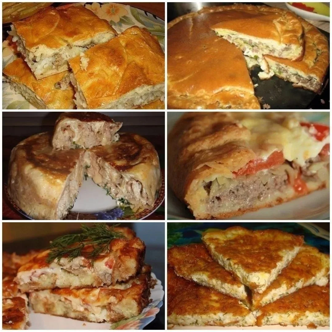 Подборка вкусных и сытных пирогов