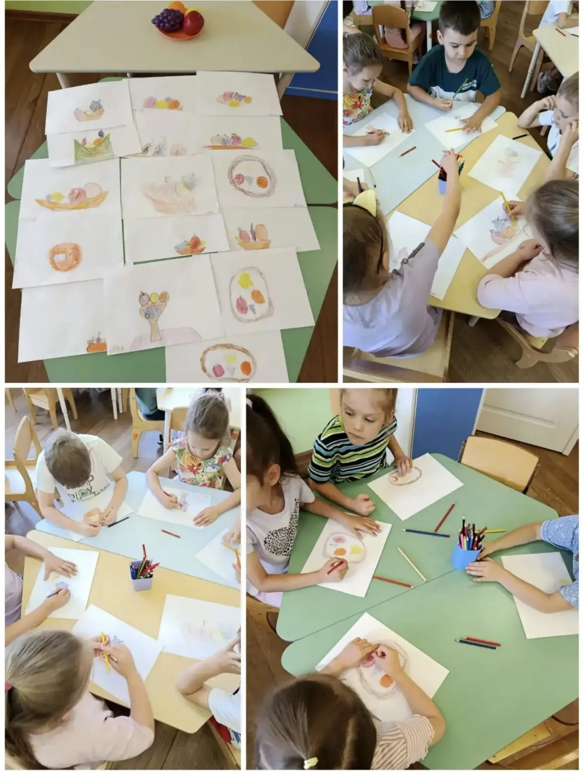 🎨 Сегодня в детском саду тематический «День живописи».
Дети погрузились в мир гармонии цвета и фант