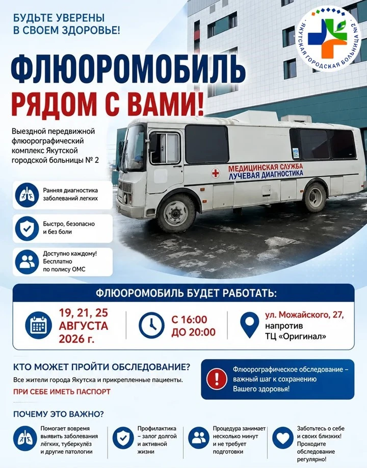 🫁 ФЛЮОРОМОБИЛЬ — РЯДОМ С ВАМИ!