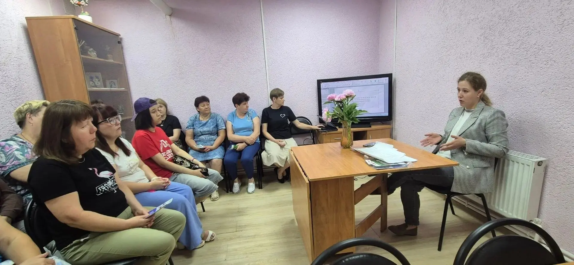 📌В «Школе ухода» состоялось очередное занятие на тему: «Особенности питания в пожилом возрасте и у 