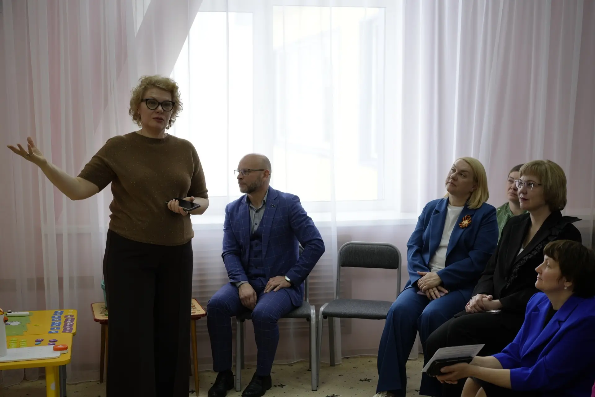 Пронина Анастасия Владимировна, педагог-психолог детского сада № 9 «Берёзка», очень трогательно пред