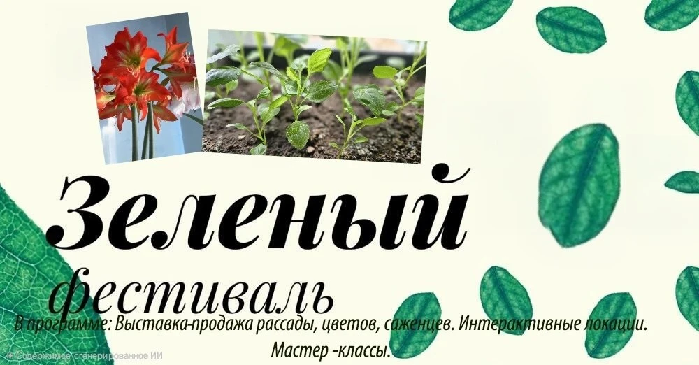 🌸 Зелёное событие для души и урожая! 🌱 24 мая 2026 года в 12:00 — Центр социализации и досуга молоде