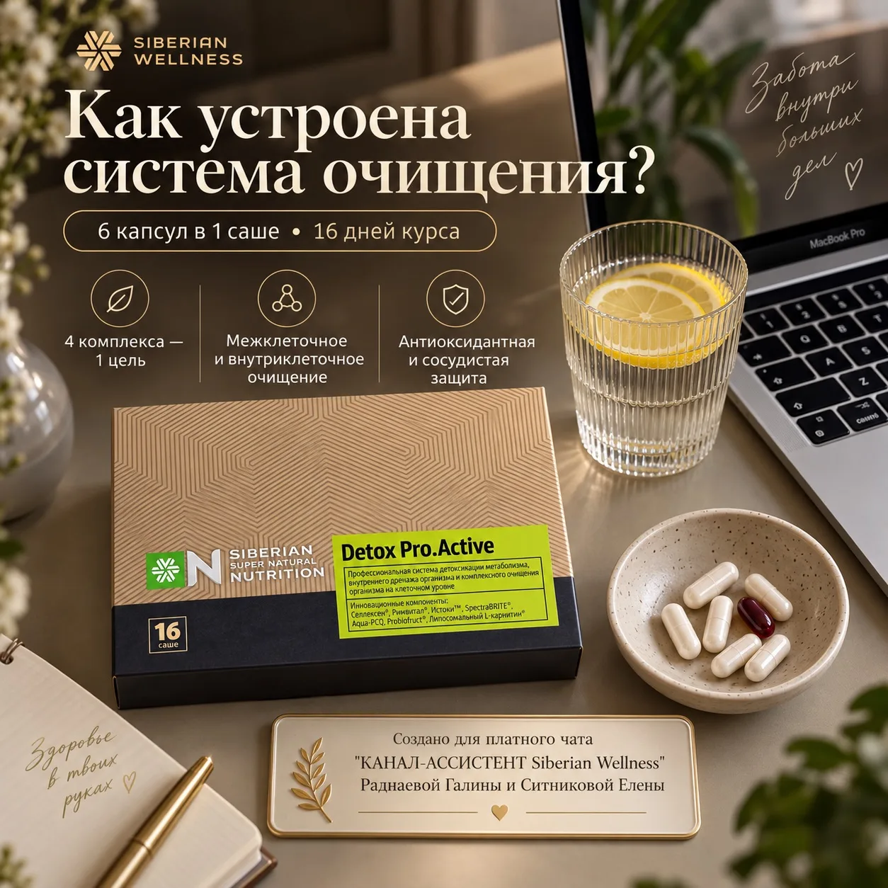 📊 Как устроена система очищения? (Разбор 6 капсул в одном саше)