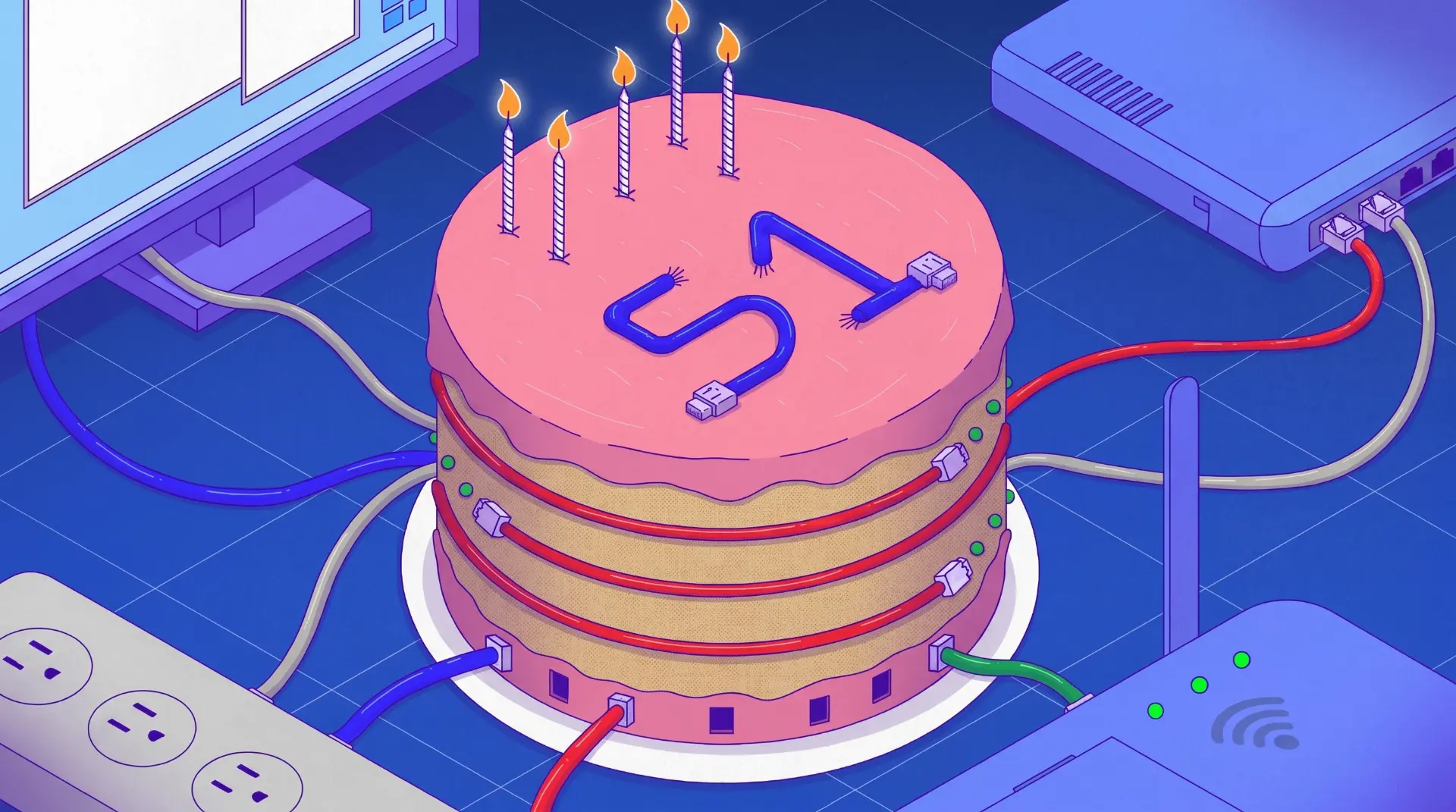 🥳 22 мая — день рождения технологии Ethernet. У проводов тоже бывают праздники!
