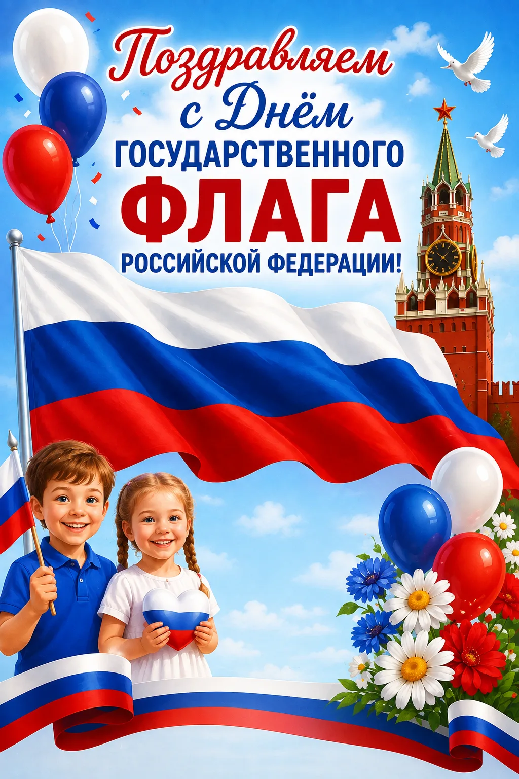 🇷🇺 С Днём Государственного флага Российской Федерации! 🇷🇺