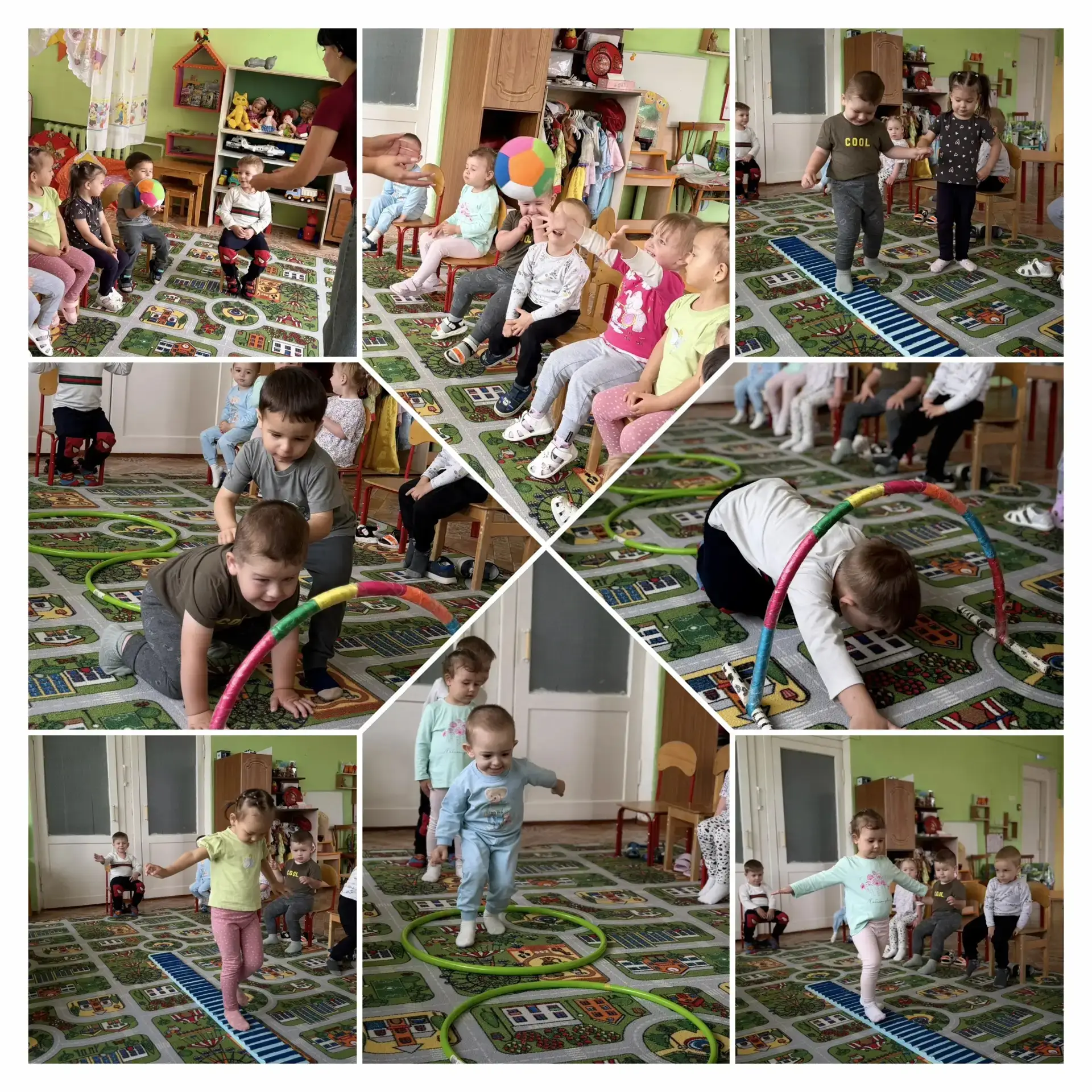 Физкультурное занятие «Весёлые зверята»☀️