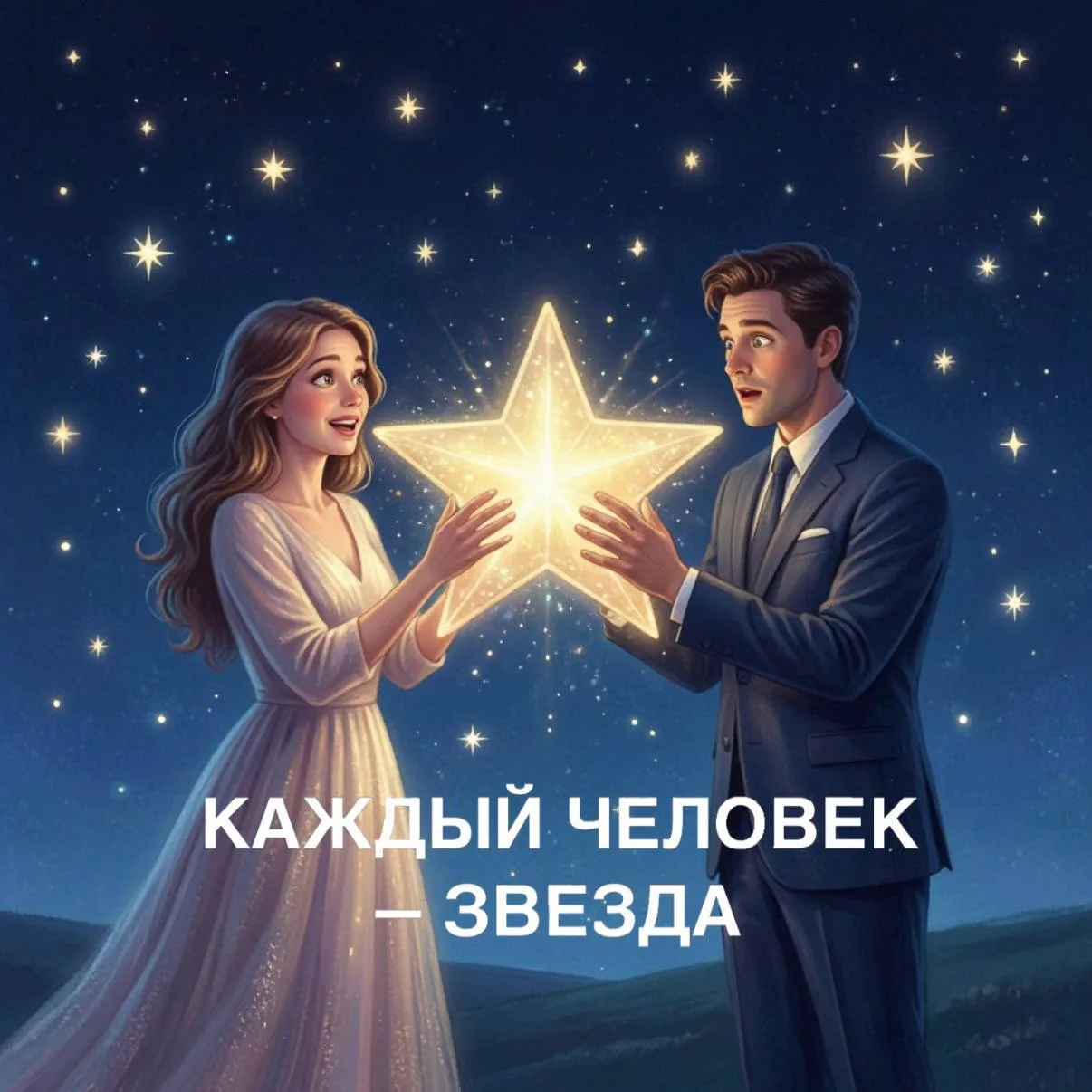 Каждый человек неповторим, уникален и заслуживает уважения. Каждый человек — это звезда 🌟