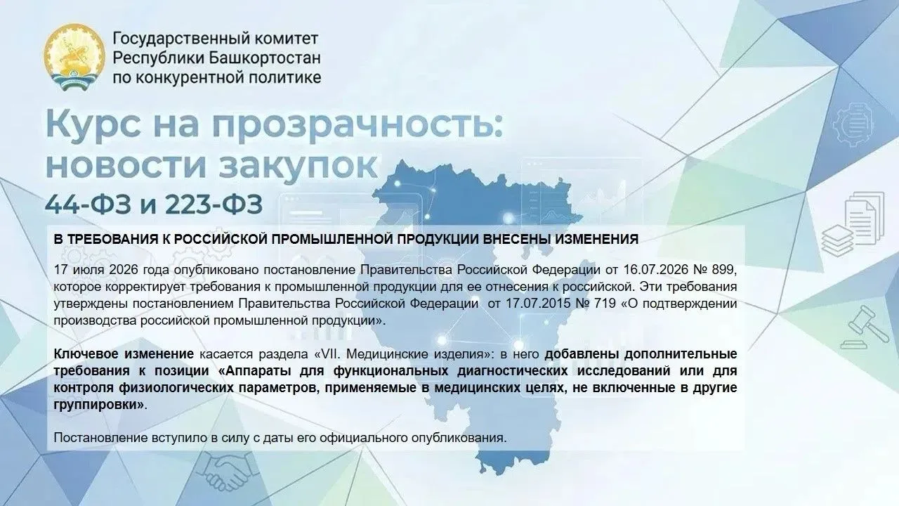 Постановление Правительства Российской Федерации от 16.07.2026 № 899 доступно по ссылке: http://publ