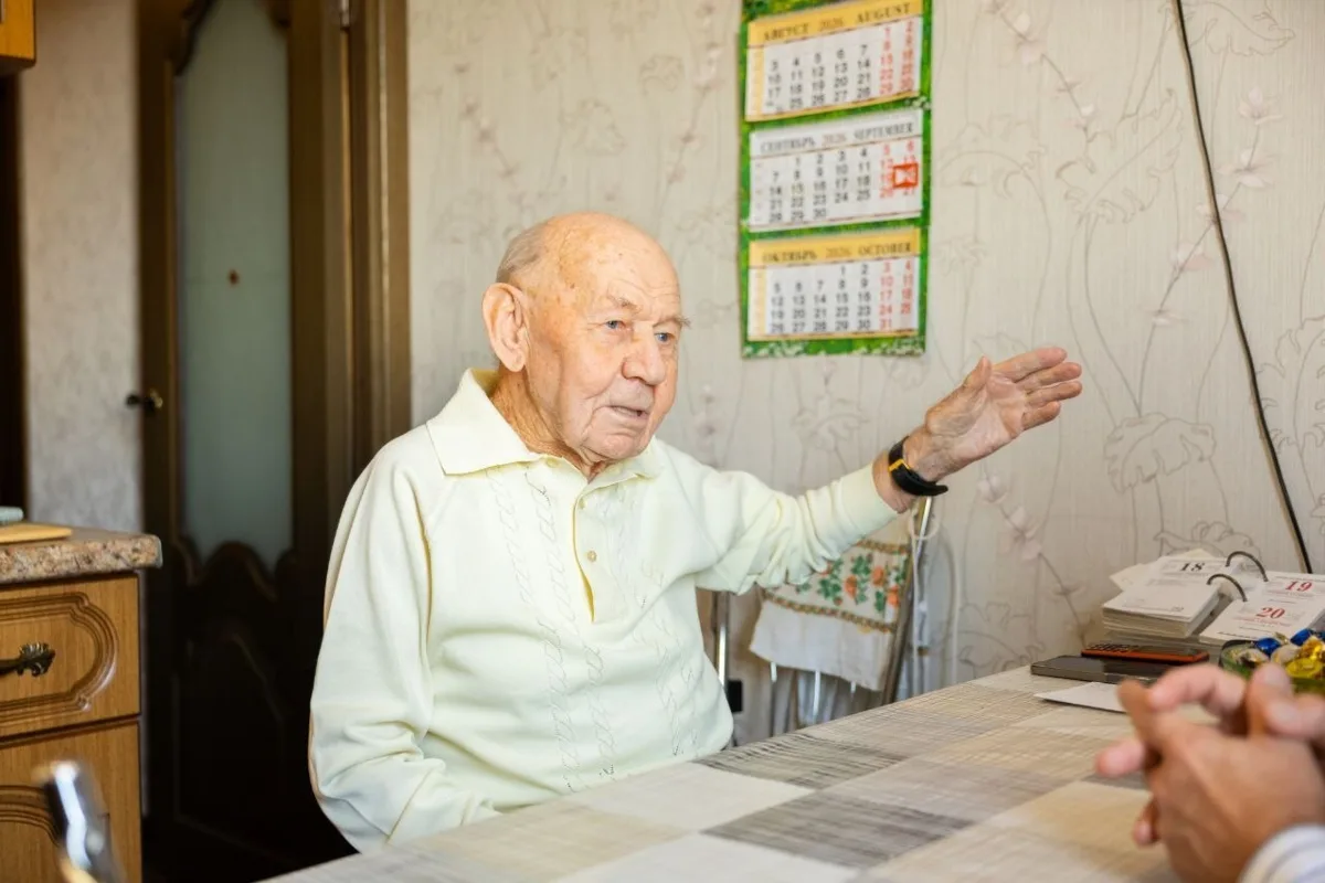 👍🏻Глава Фрязино навестил ветерана Александра Филипповича