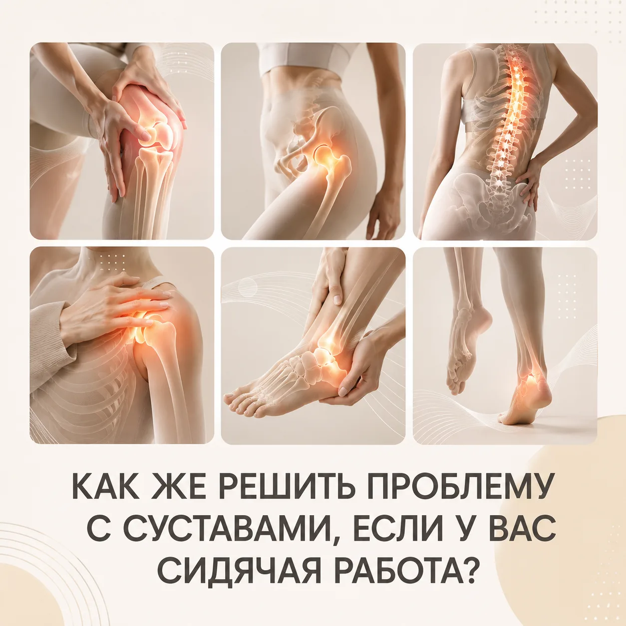 Сидите по 8 часов в день? Ваши суставы уже кричат о помощи
