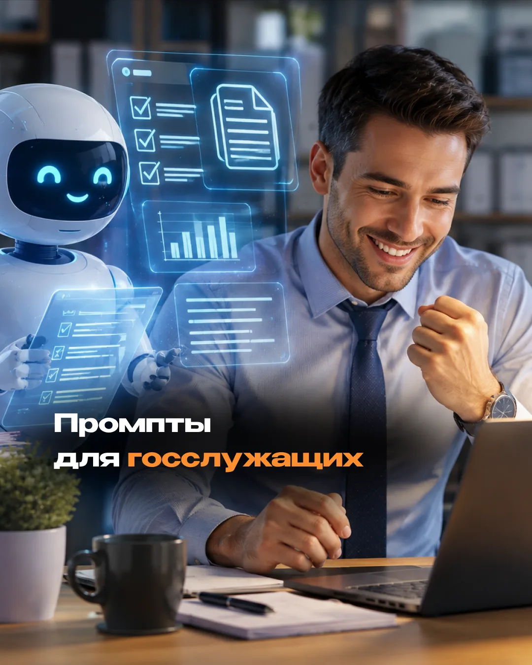 Как госслужащему освоить нейросети и забыть про ночные дежурства над отчетами 📄