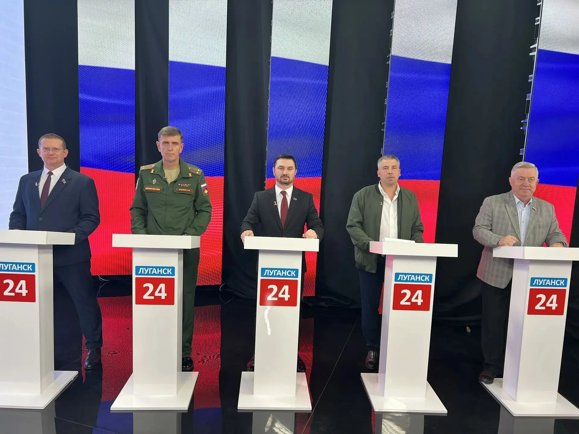 Сегодня на Луганском телевидении состоялись очередные предвыборные теледебаты с участие...