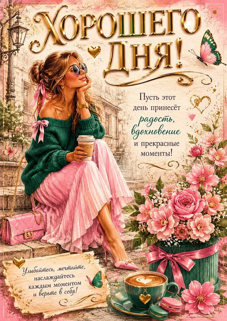 Доброго дня! Хорошего настроения! 🌞🌷
