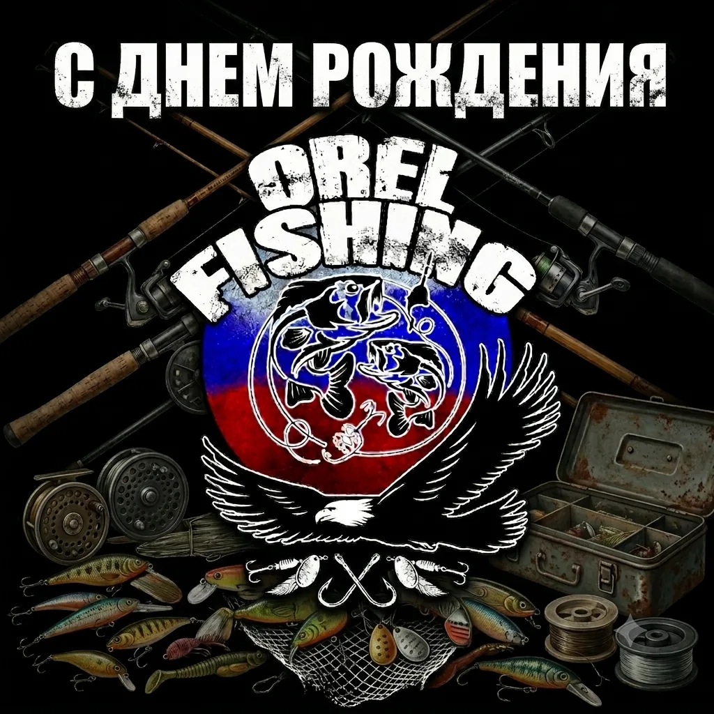 Администрация и участники сообщества Рыбалка в Орле | OREL FISHING поздравляет с Днем Р...