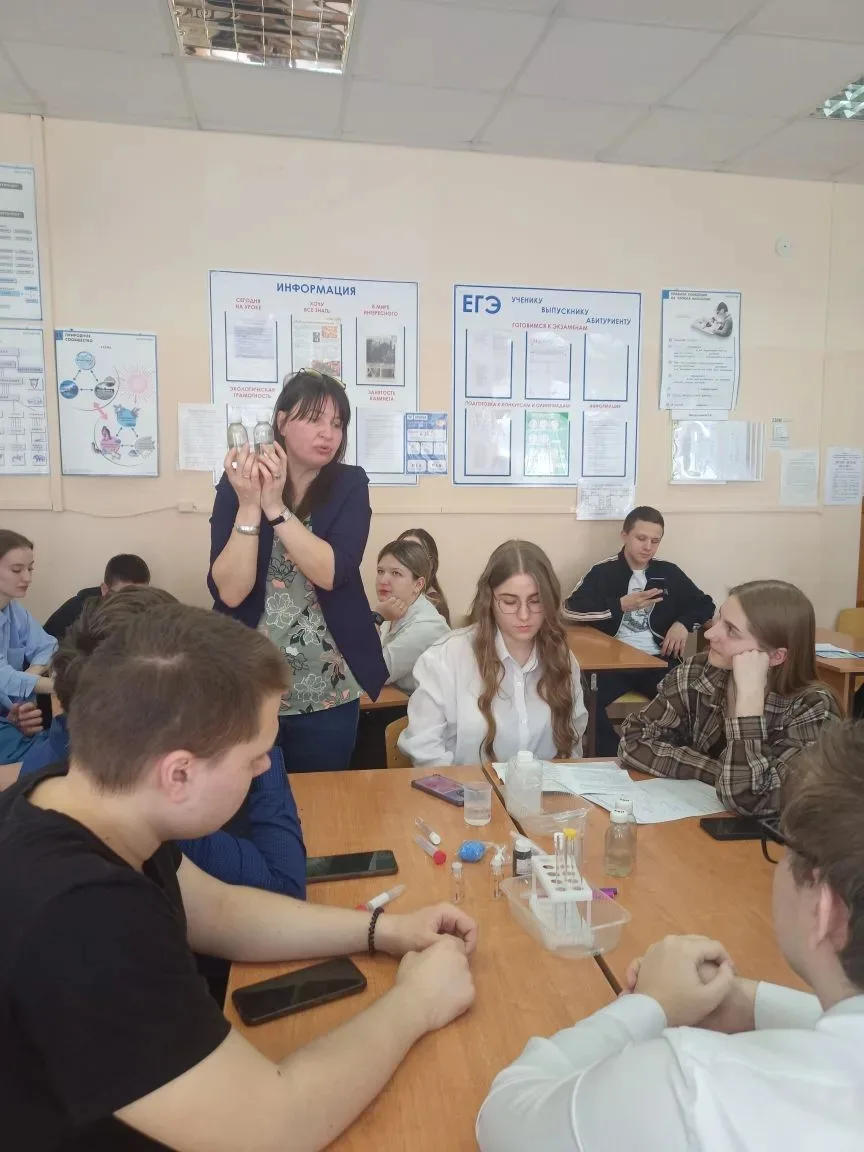 13 марта в рамках профориентационного мероприятия учащиеся 9–11-х классов нашей школы встретились со