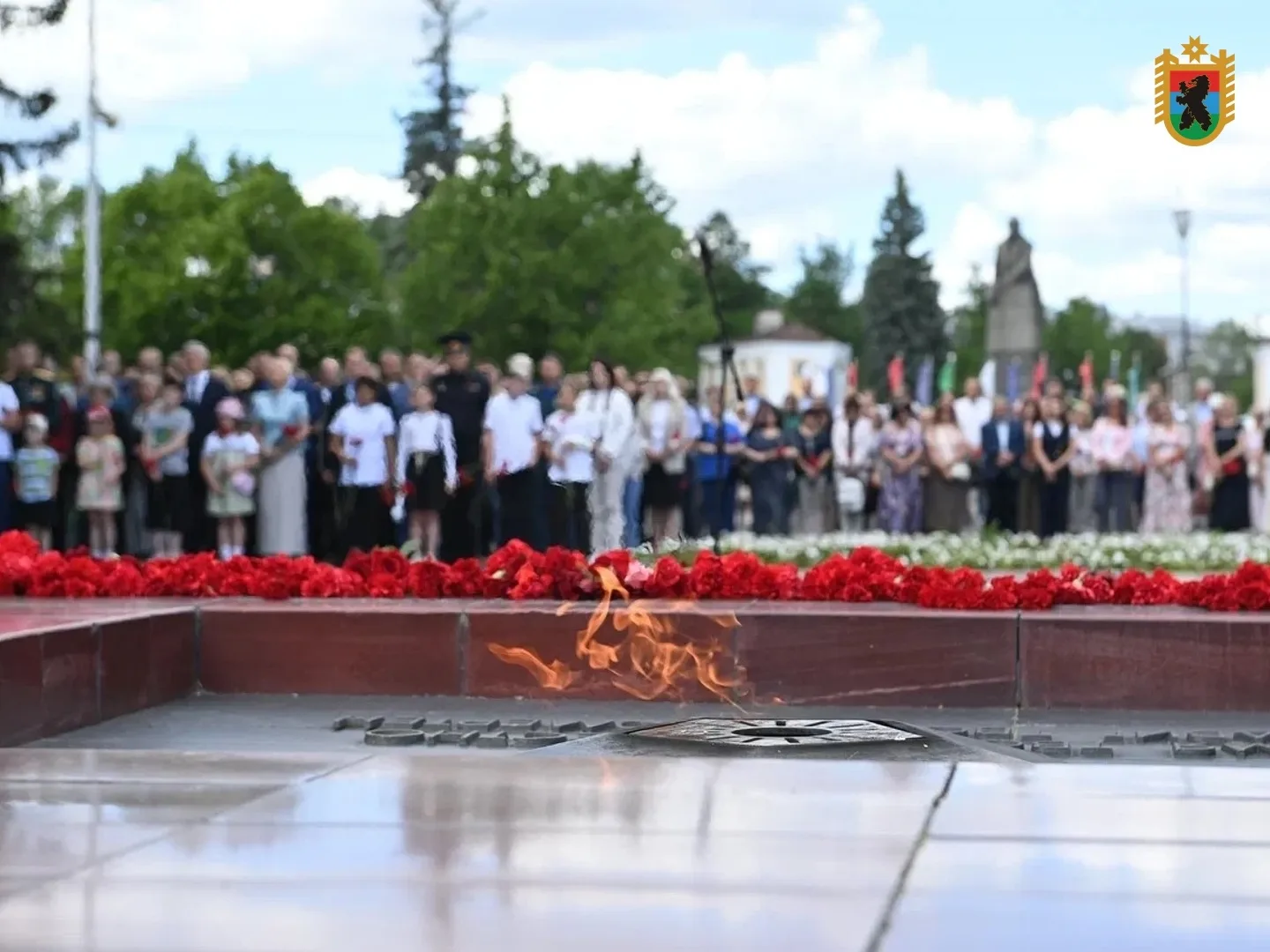 🔥Карелия присоединилась к общероссийской Минуте молчания 
 
В День памяти и скорби у Вечного огня в