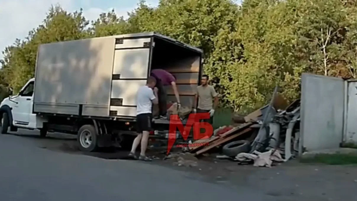 «В Борзовой Заимке по улице Вечерней какие-то предприимчивые молодые люди привозят мусо...