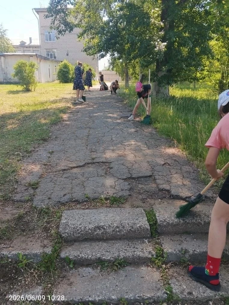 ✅ В школе прошла экологическая акция "Чистодвор". Ребята проявили инициативу и убрали территорию шко
