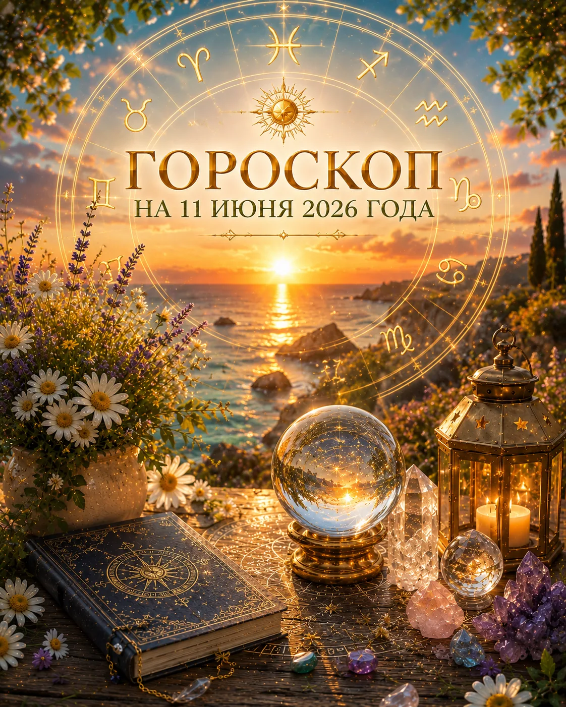 🌿✨ ГОРОСКОП НА 11 ИЮНЯ 2026 ГОДА ✨🌿