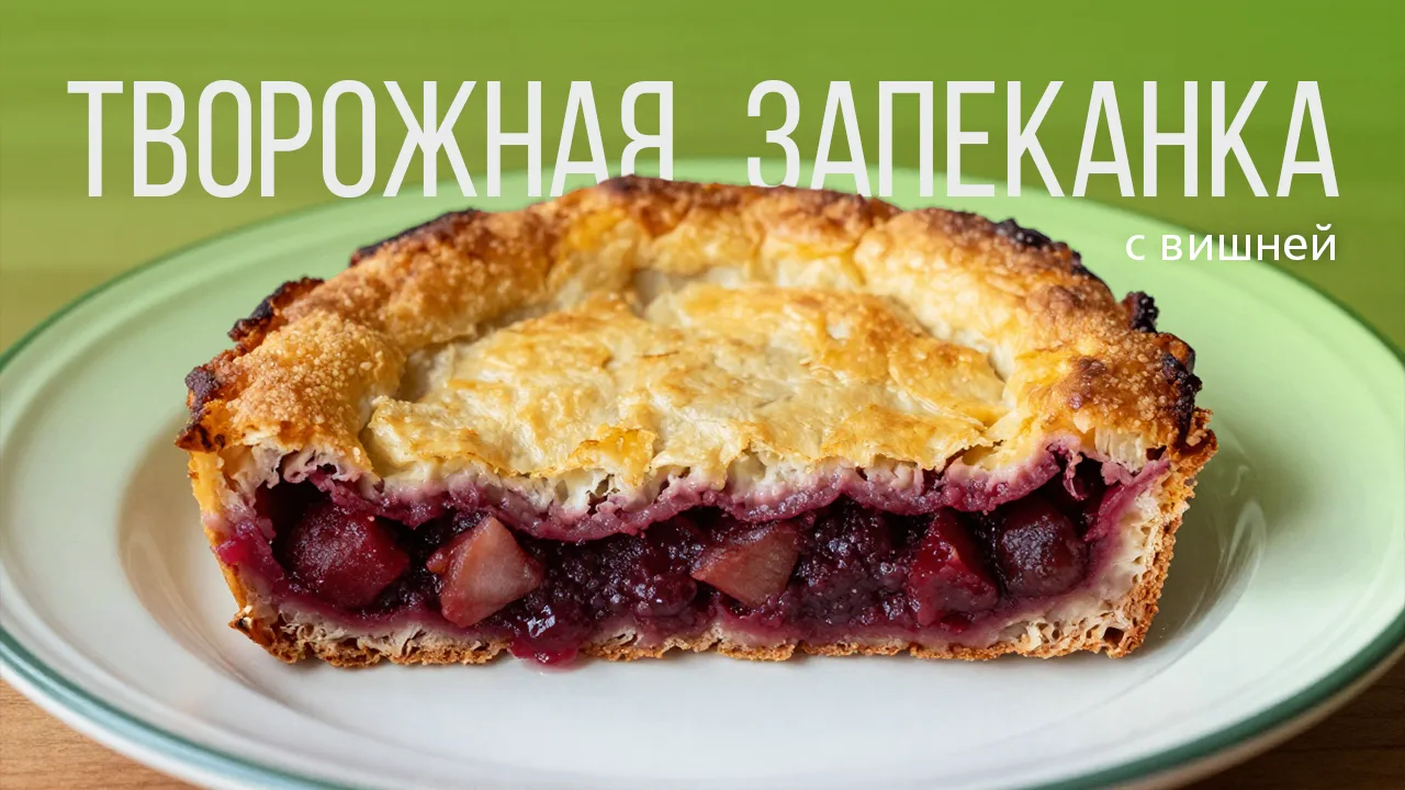 🥧 Творожная запеканка с вишней | Рецепт

Ингредиенты:
▫️обезжиренный творог 750 гр
▫️яйца 3 шт
▫️ри