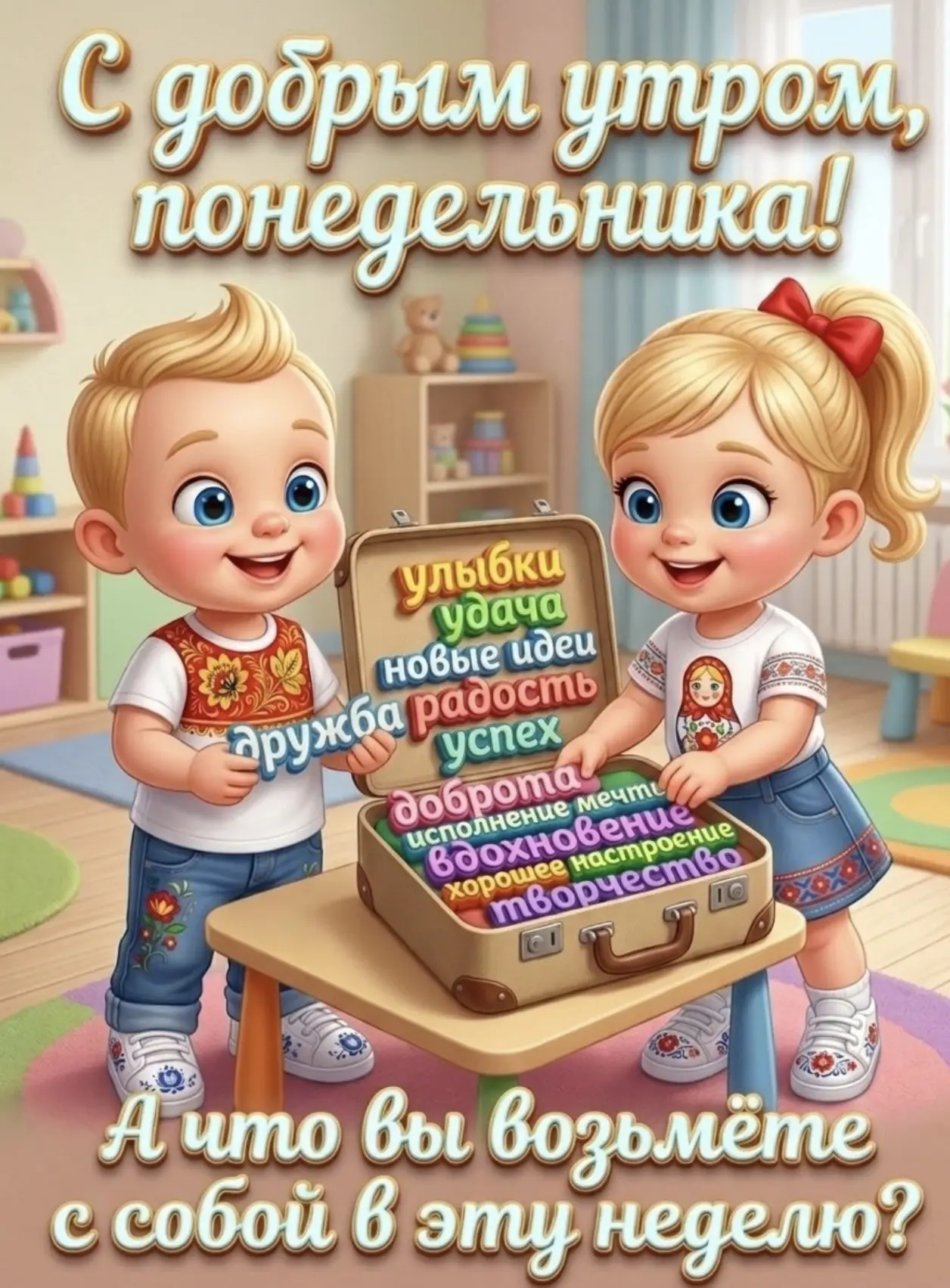 Доброе утро!  Всем хорошей недели!