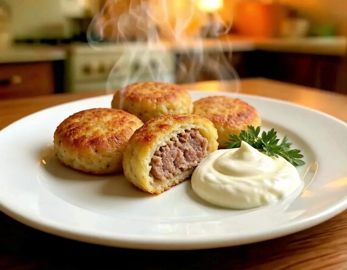Картофельные зразы с мясом