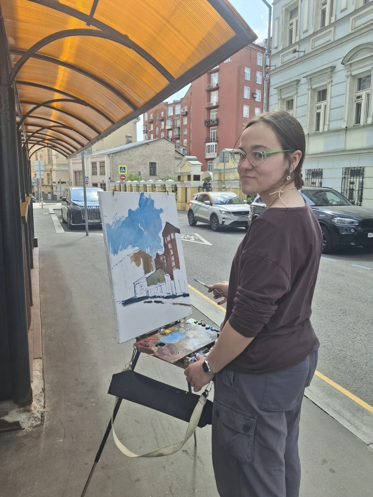 🎨 Москва глазами молодого художника