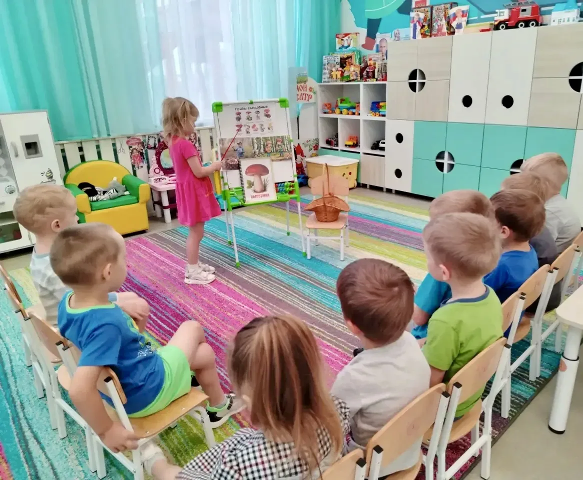 🍄 «Сегодня ребята из средней группы № 1 отправились в настоящее лесное приключение! 🌲