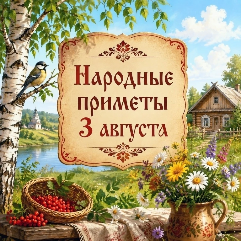 ‍ ()🌿 Народные приметы 3 августа — Онуфрий Молчаливый (Молчальник) 🌿