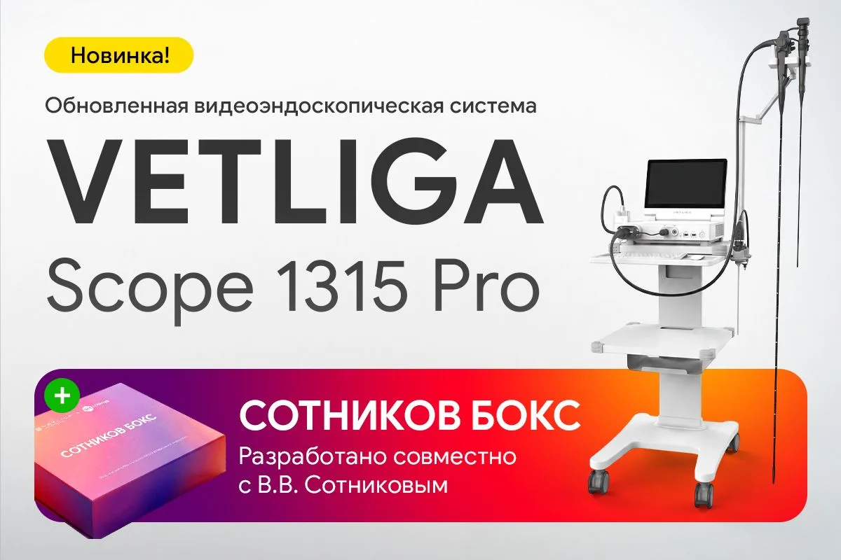 ❗️Видеоэндоскопическая система VETLIGA Scope 1315 получила версию Pro