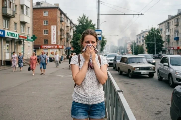 В Волгограде после массированной атаки беспилотников ВСУ и начавшихся пожаров на промышленном предпр