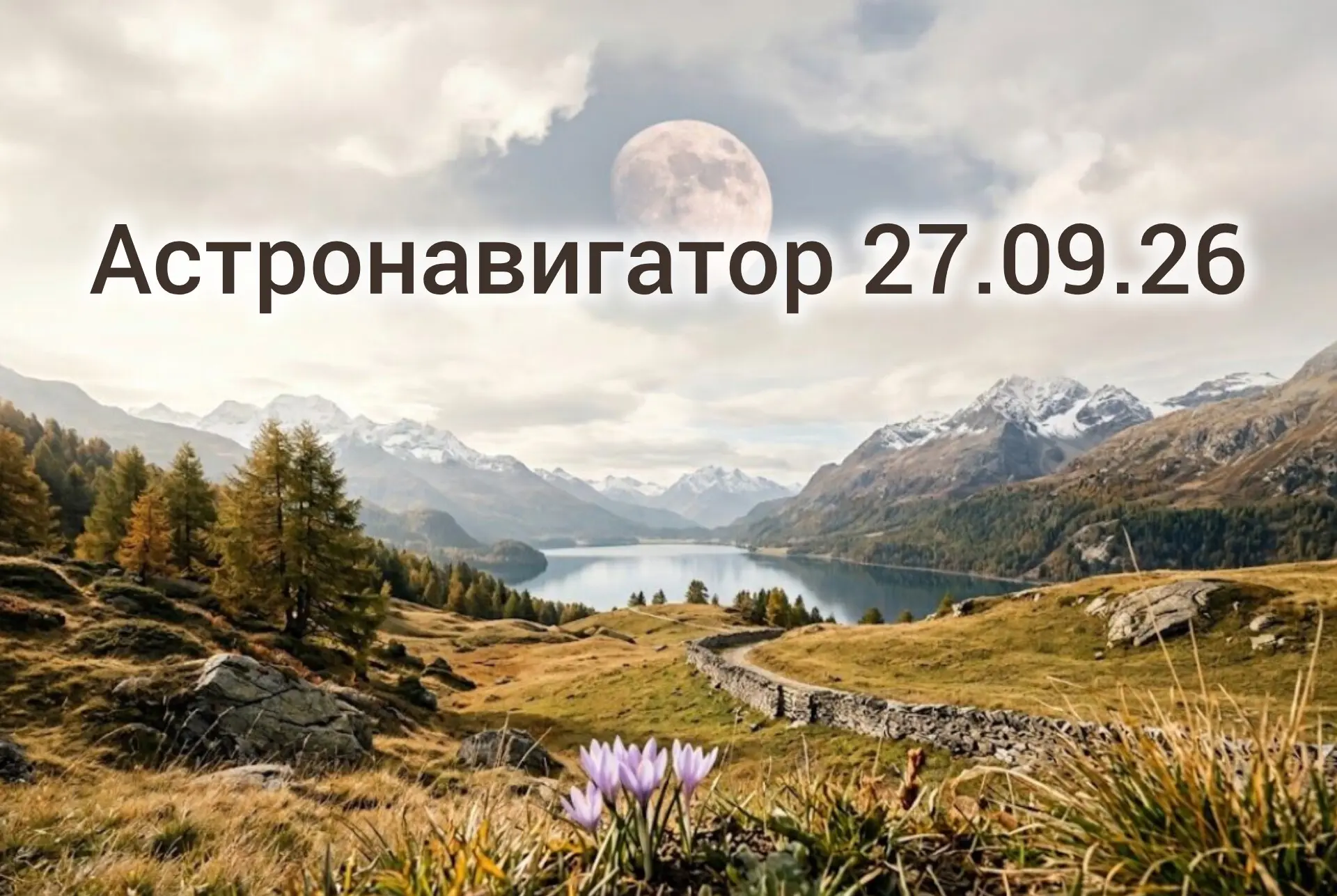 ✨ Астронавигатор на 27 сентября 2026