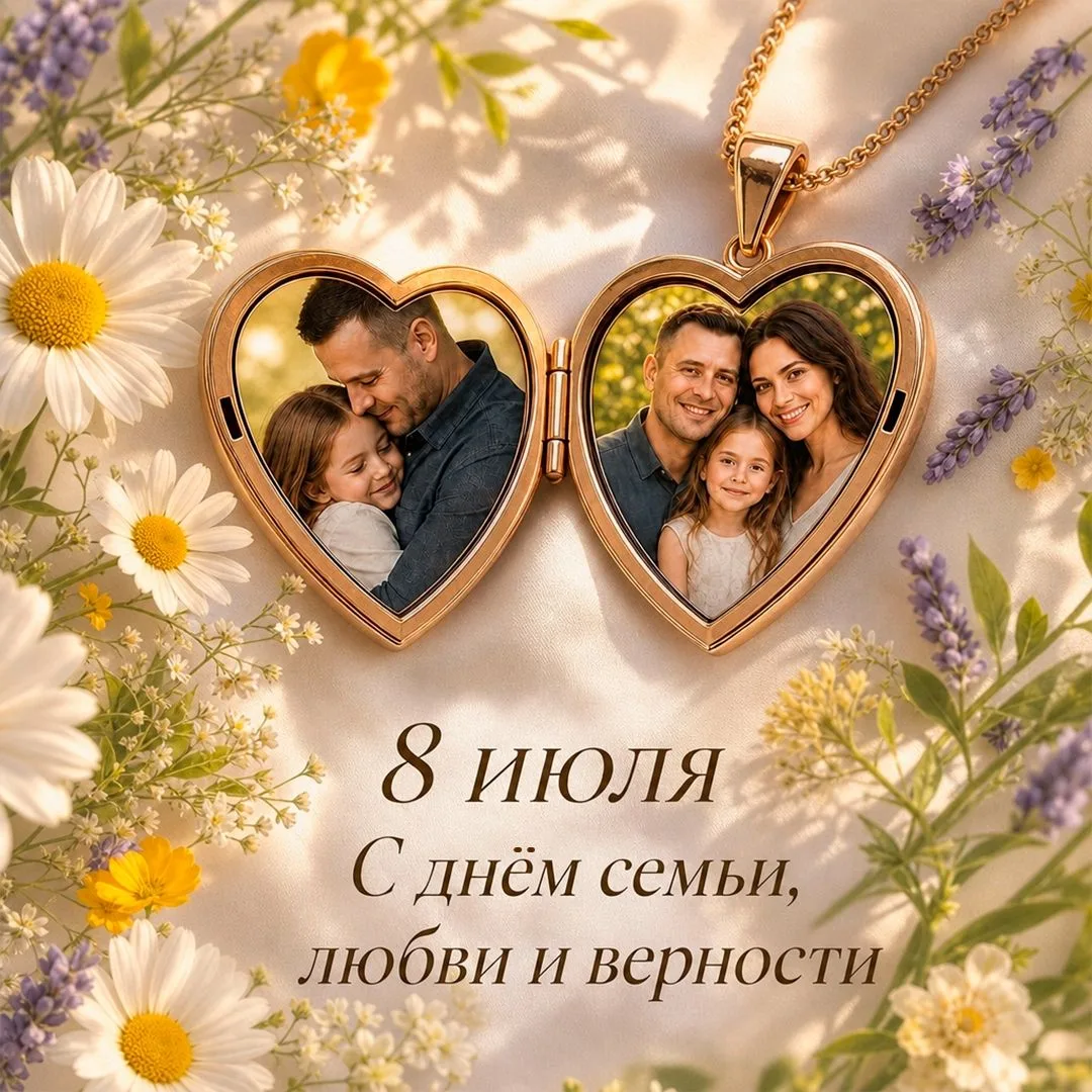 Время для главного — обнять тех, кто дорог 

Сегодня, 8 июля, прекрасный повод вспомнить о том, что 