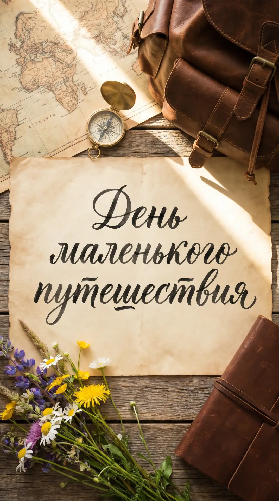Сегодня идеальный день для маленького путешествия!